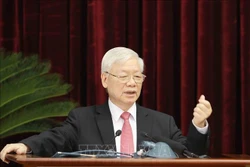 Tổng Bí thư, Chủ tịch nước Nguyễn Phú Trọng phát biểu khai mạc Hội nghị. Ảnh: Phương Hoa - TTXVN