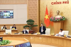 Thủ tướng Phạm Minh Chính kết luận hội nghị. Ảnh: Dương Giang-TTXVN