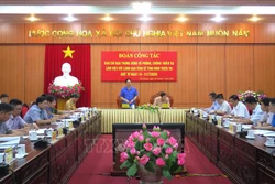 Toàn cảnh buổi làm việc. Ảnh: Minh Tâm-TTXVN