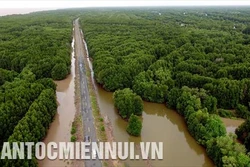 Tháng 6/2018, hoàn thành đường Hồ Chí Minh đoạn Năm Căn - Đất Mũi