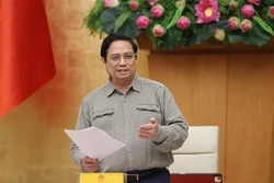 Thủ tướng Phạm Minh Chính, Trưởng Ban Chỉ đạo Quốc gia phòng, chống dịch COVID-19. Ảnh: Dương Giang-TTXVN 