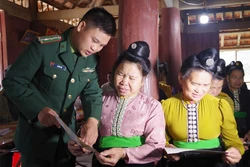 Những chiến sĩ biên phòng “gác” xuân gìn giữ bình yên biên cương Tây Bắc của Tổ quốc