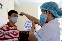 Quảng Ngãi tăng cường triển khai phòng chống dịch COVID-19. Ảnh: Lê Ngọc Phước- TTXVN