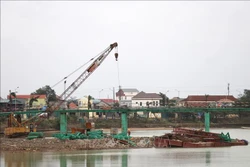 Quảng Trị đẩy nhan các dự án trọng điểm. Ảnh: Nguyên Lý- TTXVN