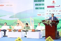 Thủ tướng Chính phủ Phạm Minh Chính phát biểu tại Hội nghị Thủ tướng Chính phủ đối thoại với nông dân. Ảnh: Dương Giang - TTXVN