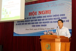 Tăng đề kháng cho nông nghiệp quy mô nhỏ gắn với an ninh nguồn nước