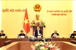 Chủ tịch Quốc hội Nguyễn Thị Kim Ngân chủ trì và phát biểu khai mạc Phiên họp. Ảnh: Trọng Đức - TTXVN