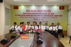 Lào Cai tăng cường hợp tác với châu Hồng Hà, tỉnh Vân Nam, Trung Quốc