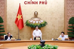 Thủ tướng Phạm Minh Chính phát biểu khai mạc phiên họp. Ảnh: Dương Giang - TTXVN 
