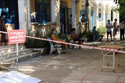 Khu cách ly tập trung huyện Phú Ninh, tỉnh Quảng Nam. Ảnh: Trần Tĩnh - TTXVN