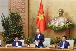 Thủ tướng Nguyễn Xuân Phúc phát biểu. Ảnh: Thống Nhất - TTXVN