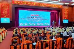 Quang cảnh buổi họp mặt. Ảnh: Trung Hiếu-TTXVN