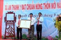 An Thạnh 1 đạt chuẩn xã nông thôn mới nâng cao đầu tiên ở tỉnh Sóc Trăng 