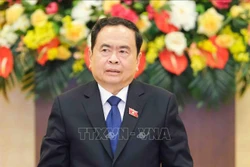 Phó Chủ tịch Thường trực Quốc hội Trần Thanh Mẫn phát biểu. Ảnh: Minh Đức –TTXVN 