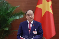 Thủ tướng Nguyễn Xuân Phúc phát biểu chỉ đạo tại phiên họp Thường trực Chính phủ với Ban chỉ đạo quốc gia phòng chống dịch COVID 19 chiều 29/1. Ảnh: Thống Nhất – TTXVN