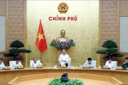 Chiều 2/7/2020, tại Trụ sở Chính phủ, Thủ tướng Nguyễn Xuân Phúc chủ trì Phiên họp Chính phủ thường kỳ tháng 6 năm 2020. Ảnh: Thống Nhất - TTXVN
