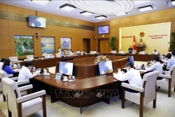 Quang cảnh Phiên họp thứ 57 của Ủy ban Thường vụ Quốc hội. Ảnh: Doãn Tấn - TTXVN