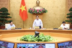Thủ tướng Phạm Minh Chính chủ trì Phiên họp Chính phủ thường kỳ tháng 7 năm 2022. Ảnh: Dương Giang-TTXVN 