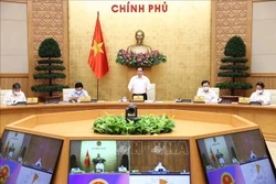 Thủ tướng Phạm Minh Chính chủ trì phiên họp. Ảnh: Dương Giang-TTXVN