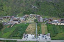 Làng H'Mông (Hà Giang). Ảnh: Hoàng Hiếu - TTXVN