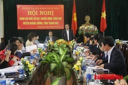 Công nhận huyện Quảng Xương đạt chuẩn nông thôn mới