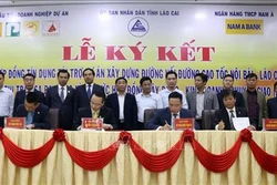 Ký hợp đồng tín dụng dự án đường nối Nội Bài – Lào Cai lên Sa Pa