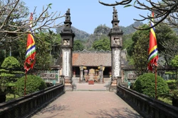 Đền thờ vua Đinh Tiên Hoàng thuộc Khu di tích Cố đô Hoa Lư. Ảnh: Đức Phương – TTXVN