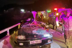 Tai nạn giao thông trên đèo Lò Xo, 4 người trong một gia đình gặp nạn