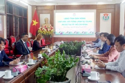 Quang cảnh buổi làm việc. Ảnh: TTXVN phát
