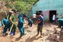 Hà Giang khắc phục hậu quả mưa lớn, sạt lở đất ở hai huyện Hoàng Su Phì, Xín Mần