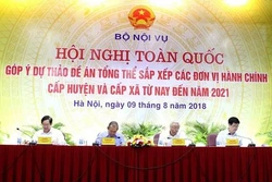 Sáp nhập đơn vị hành chính sẽ giảm 4 huyện, 539 xã