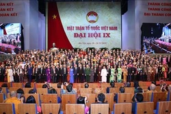 Bế mạc Đại hội đại biểu toàn quốc Mặt trận Tổ quốc Việt Nam lần thứ IX