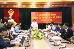 Hòa Bình huy động mọi lực lượng khắc phục hậu quả mưa lũ