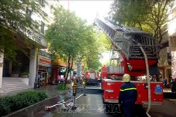 Hỏa hoạn tại khách sạn ở trung tâm Thành phố Hồ Chí Minh