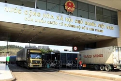 Dịch COVID-19: Lượng hàng chờ xuất khẩu tại cửa khẩu ngày càng tăng
