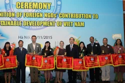Lễ Ghi nhận đóng góp của các tổ chức phi chính phủ nước ngoài