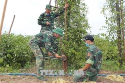 Chung sức xây dựng nông thôn mới ở vùng biên Bù Đốp