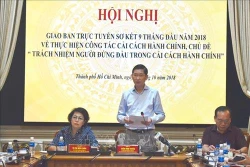Thành phố Hồ Chí Minh: Vẫn còn tình trạng người đứng đầu thiếu quan tâm đến cải cách hành chính 
