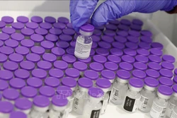 Vaccine ngừa COVID-19 của Pfizer/BioNTech. Ảnh: AFP/TTXVN