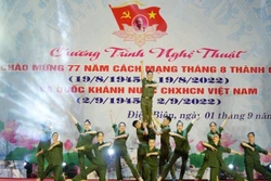 Điện Biên: Chương trình nghệ thuật chào mừng Quốc khánh