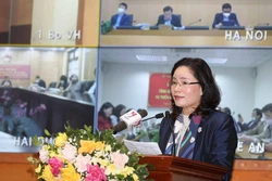 Thứ trưởng Bộ Văn hóa, Thể thao và Du lịch Trịnh Thị Thủy. Ảnh: Thanh Tùng - TTXVN