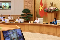 Phó Thủ tướng Lê Văn Thành chủ trì họp Ban Chỉ đạo triển khai Dự án cao tốc Bắc-Nam phía Đông. Ảnh: Lâm Khánh - TTXVN