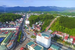 Lòng chảo Mường Thanh (Điện Biên). Ảnh: Phan Tuấn Anh - TTXVN