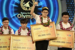 Chung kết Olympia 2021: Nguyễn Hoàng Khánh, Trường Trung học phổ thông Bạch Đằng, Quảng Ninh giành vòng nguyệt quế