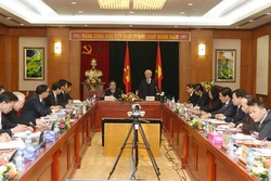 Tổng Bí thư Nguyễn Phú Trọng làm việc với Ban Kinh tế Trung ương