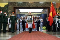 Lễ di quan Phó Thủ tướng Lê Văn Thành. Ảnh: An Đăng - TTXVN