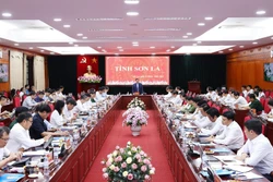 Quang cảnh buổi làm việc. Ảnh: Dương Giang - TTXVN