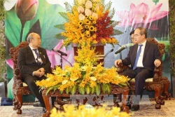 Bí thư Thành ủy Thành phố Hồ Chí Minh Nguyễn Thiện Nhân tiếp Chủ tịch Thượng viện Myanmar