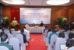 Quang cảnh buổi họp báo. Ảnh: Phương Hoa- TTXVN