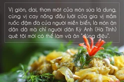Sứa lá dung - Món ăn dân dã đúng điệu của người Kỳ Anh